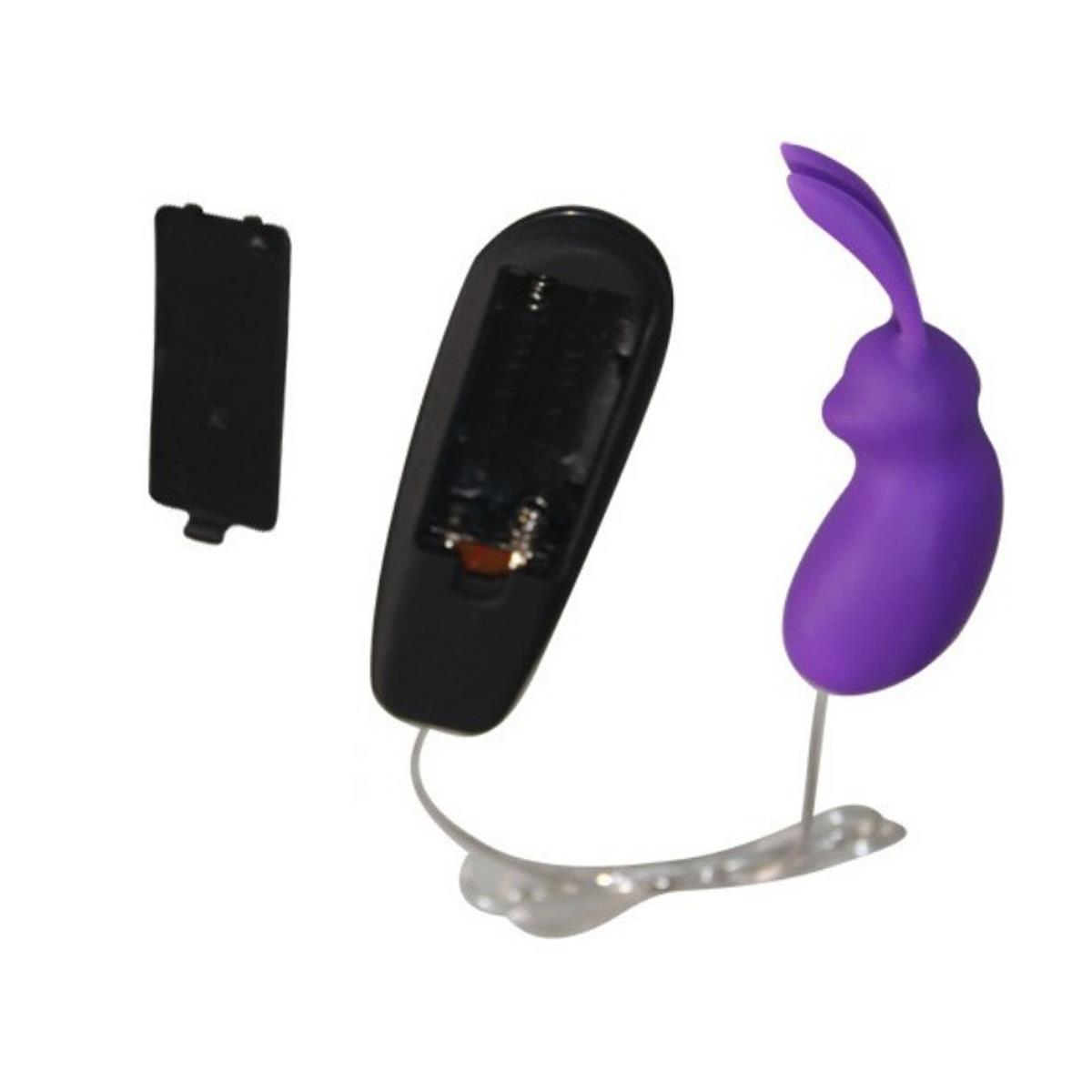 Vibrador em Soft Touch em Formato de Coelho com 4 Vibrações Cores Variadas