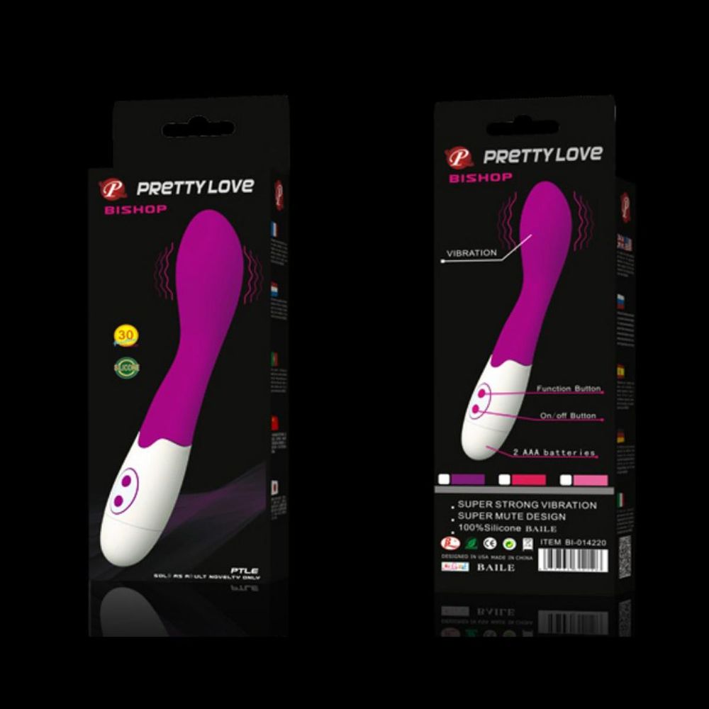 Vibrador brighty pretty love em silicone solf touch com estimulador super silencioso 30 velocidades  para Sexo na Gestação