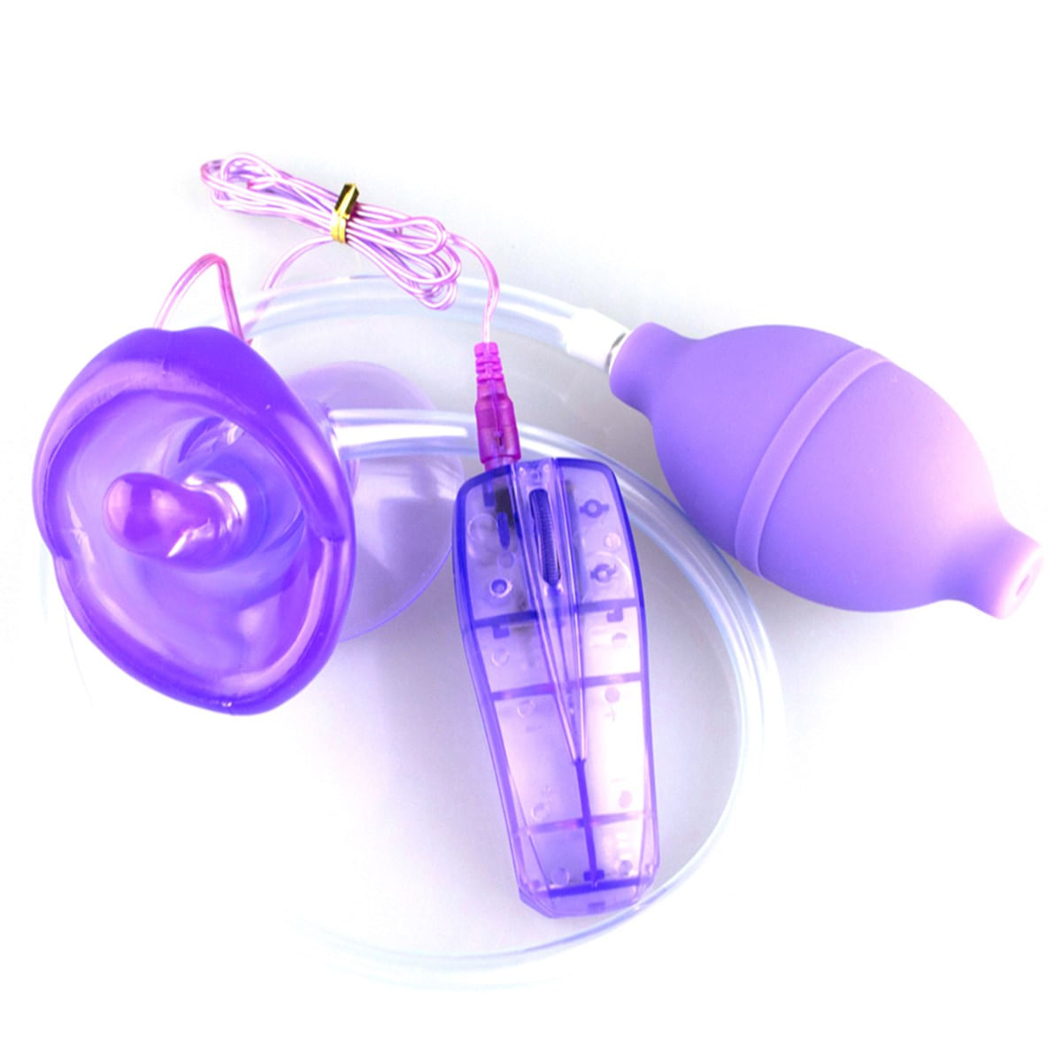 Bomba Vaginal Estimulador de Clitóris com Vibrador e Sucção