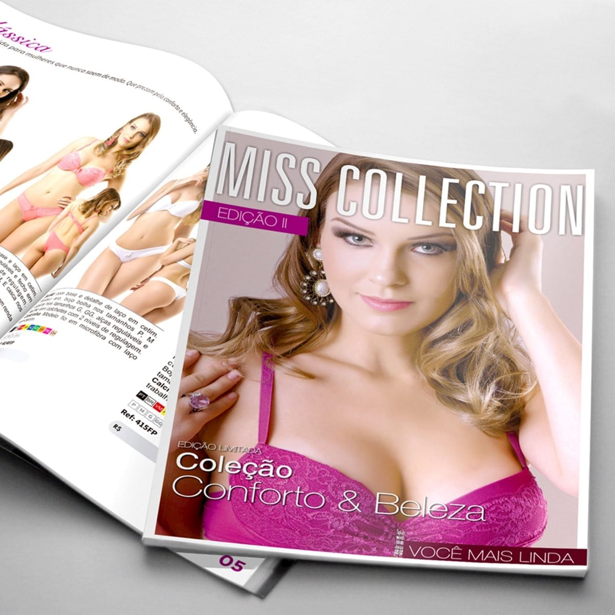Catálogo de Venda Direta Lingerie Consultora Miss Collection Edição II 25 Páginas