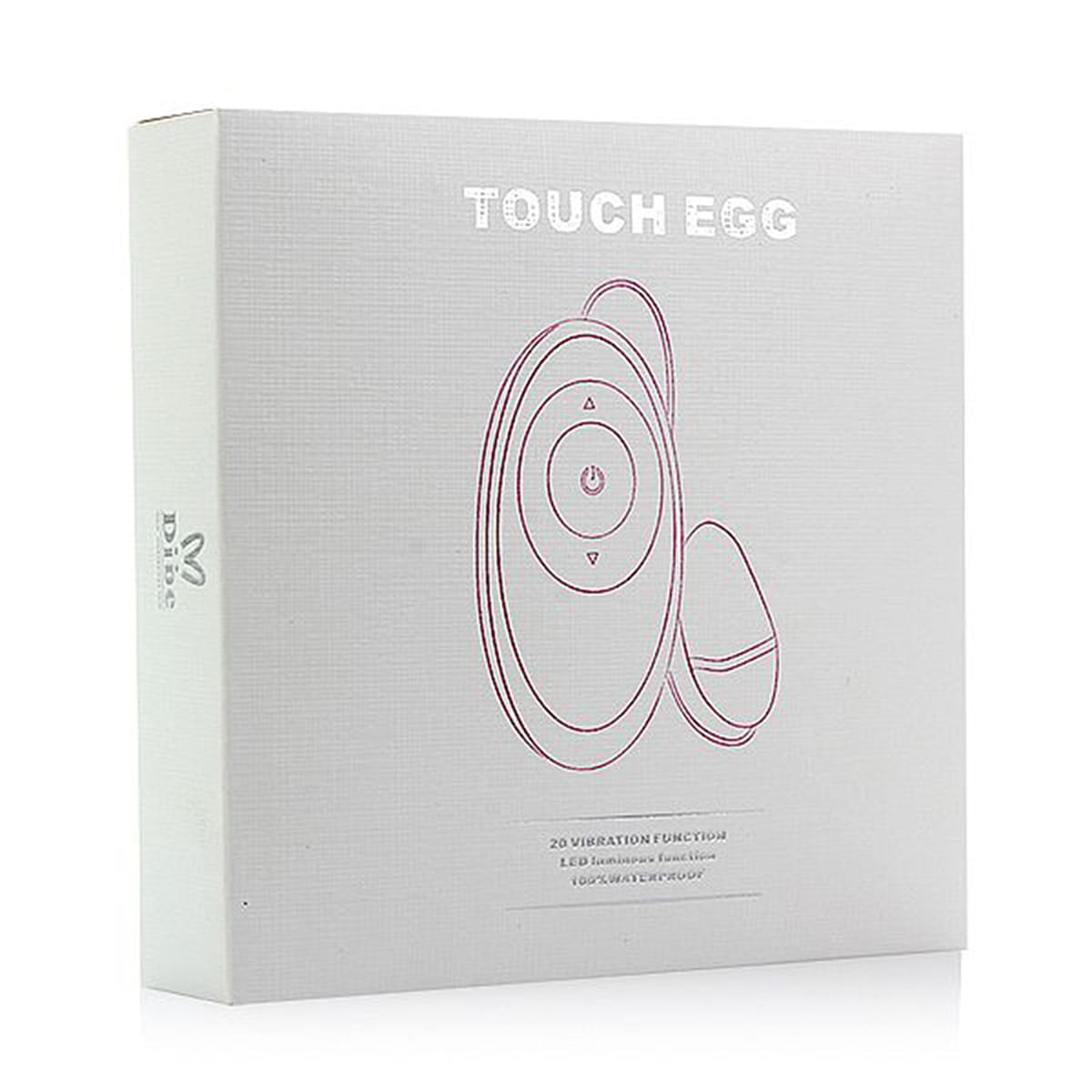 Vibrador Egg Touch com 20 Modos de Vibrações e Controle com Led