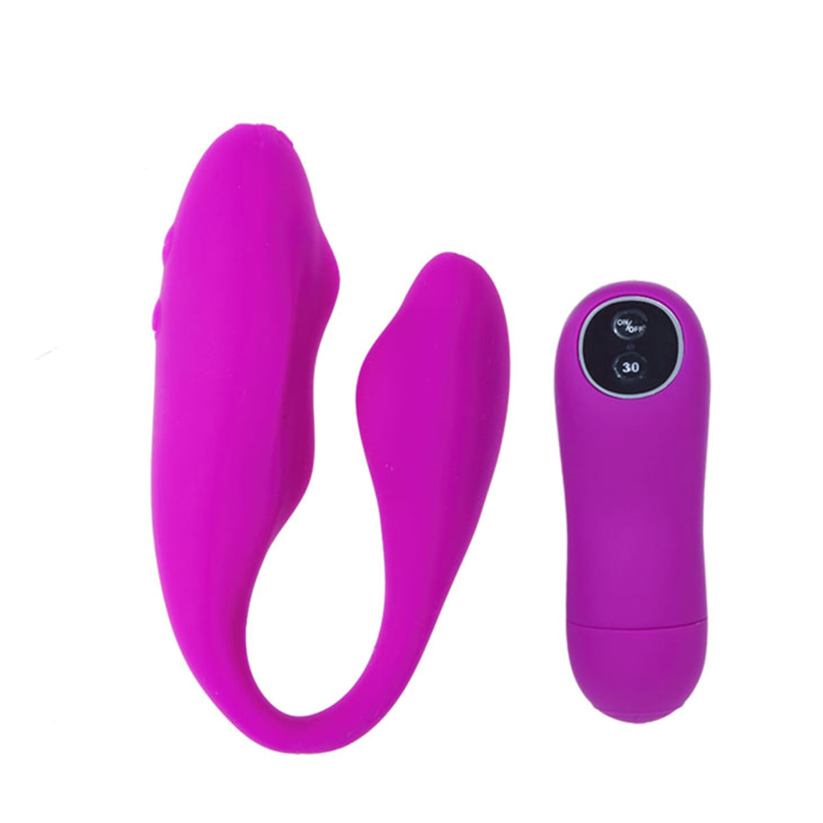 Vibrador de Luxo para Casais com 30 Vibracões Sem Fio e À Prova D’água.
