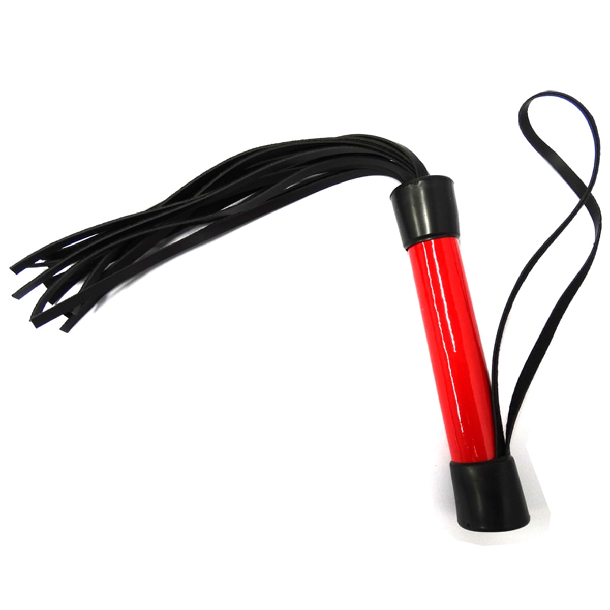 Chicote Verniz Tiras de 20cm Vermelho Dominatrixxx Chicote Verniz Tiras de 20cm Vermelho Dominatrixxx