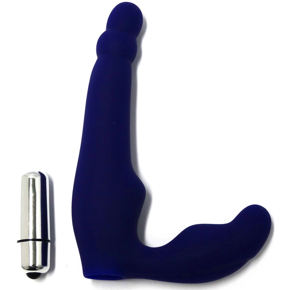 Vibrador com Plug Vaginal com 10 Velocidades 18,4 x 4 cm Miss Collection