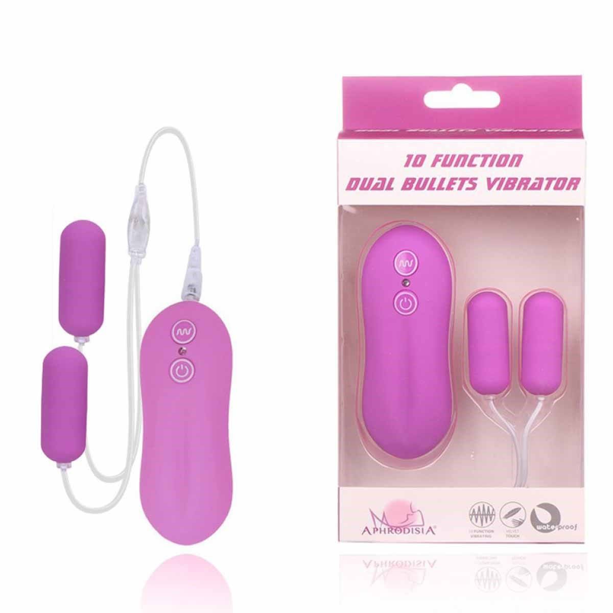 Mini Vibrador À Prova D'água com Dupla Cápsula Miss Collection Mini Vibrador À Prova D'água com Dupla Cápsula Miss Collection