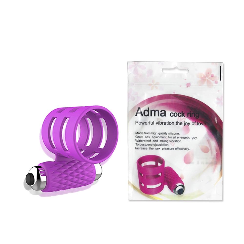 Anel Peniano com Meia Capa e Cápsula Vibratória