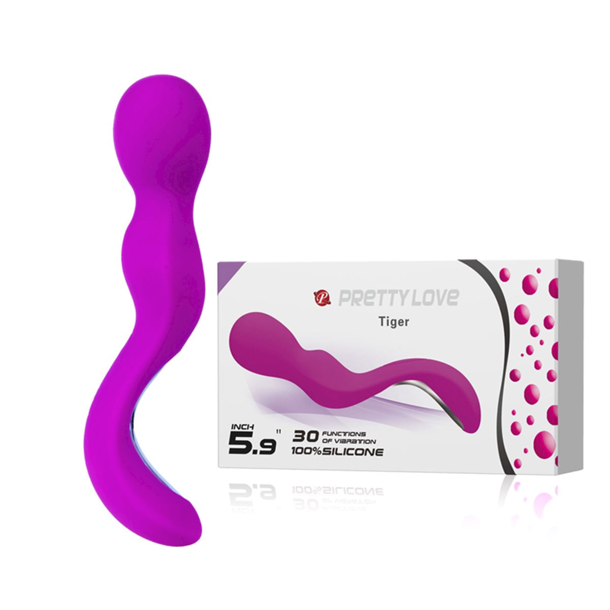 Massageador Íntimo Ponto G com 30 Modos de Vibração Miss Collection