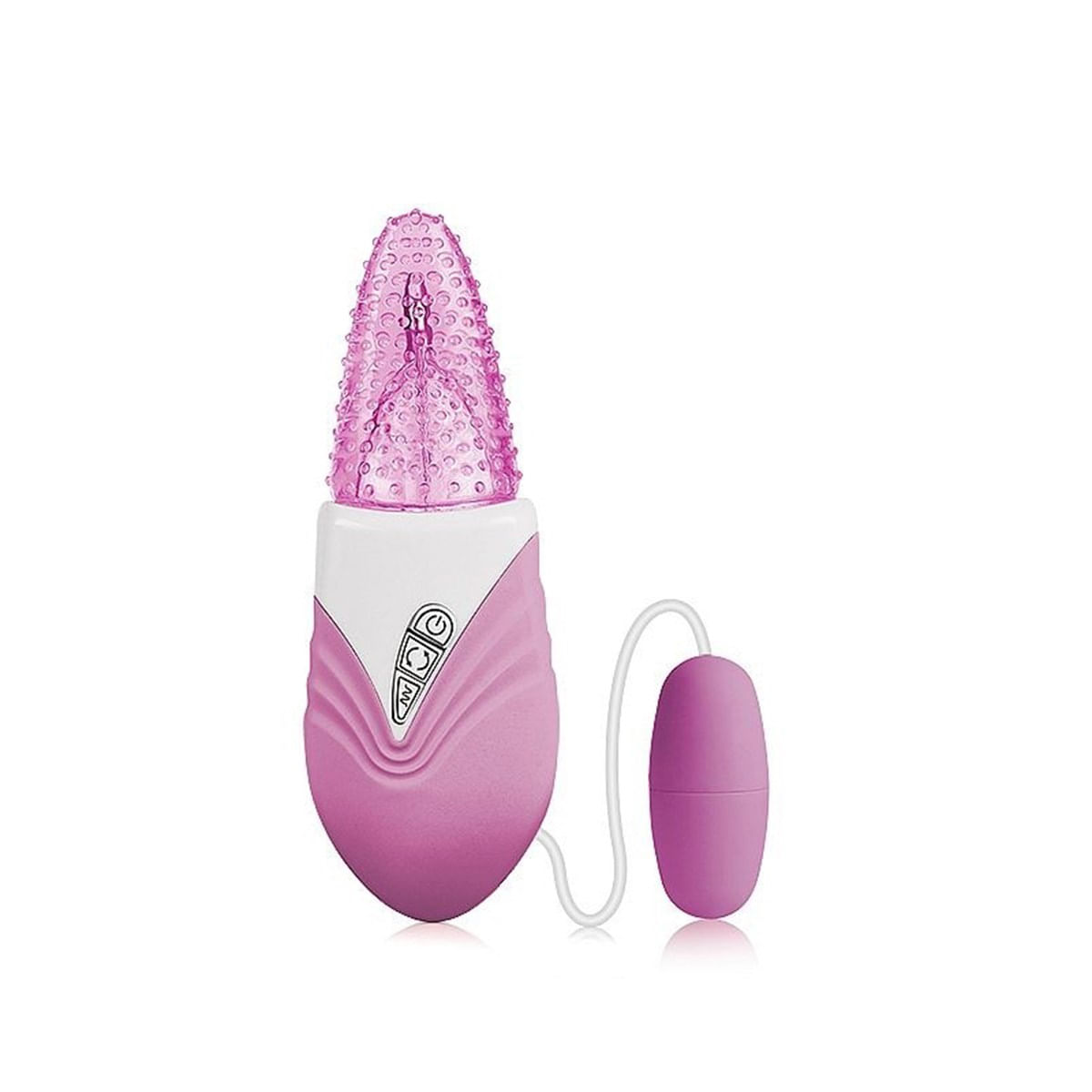 Vibrador em Formato de Língua com Cápsula Vibratória com 6 Vibrações Magic Tongue Miss Collection