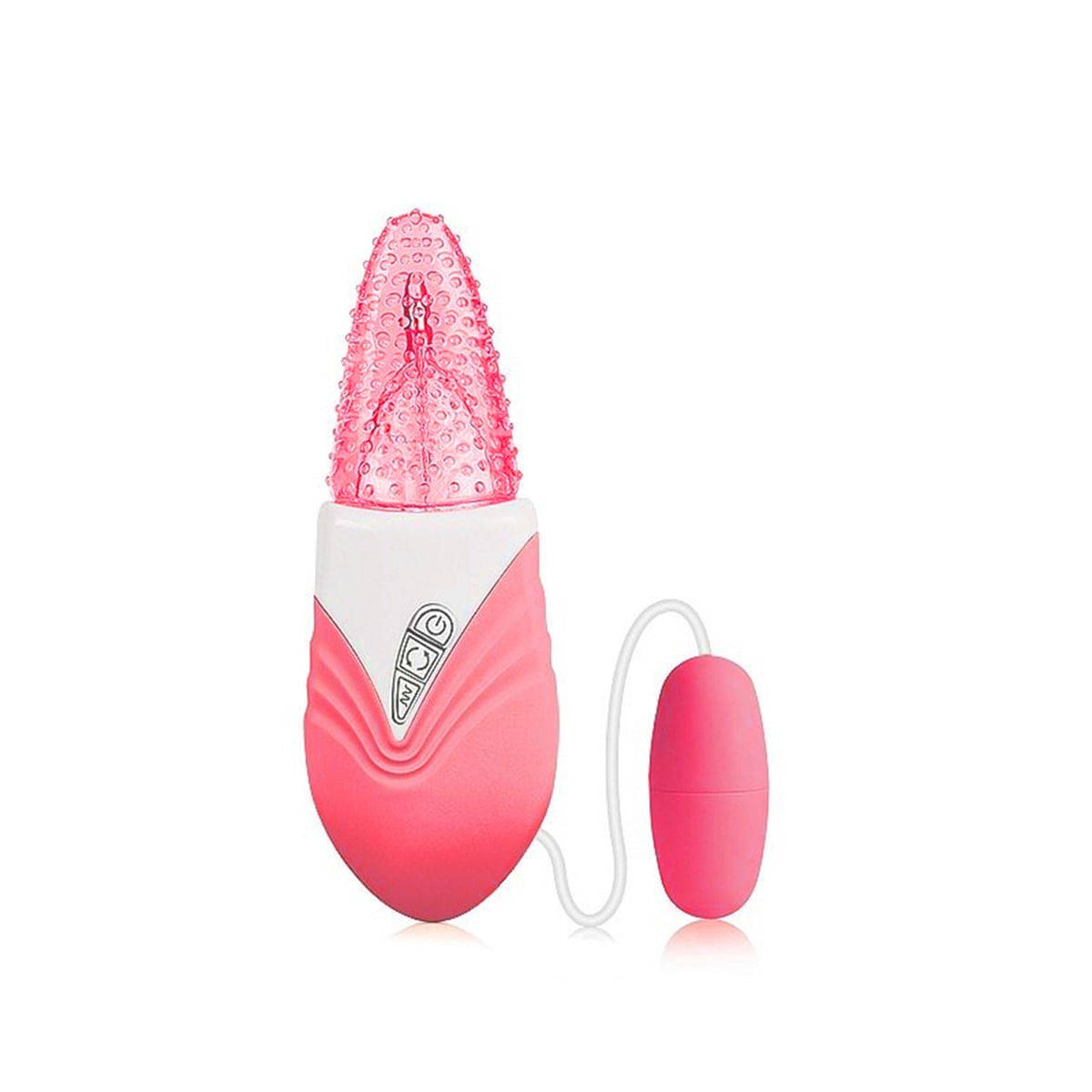 Vibrador em Formato de Língua com Cápsula Vibratória com 6 Vibrações Magic Tongue Miss Collection