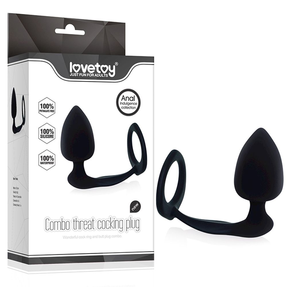 penetrador anal em silicone lovetoy miss collection