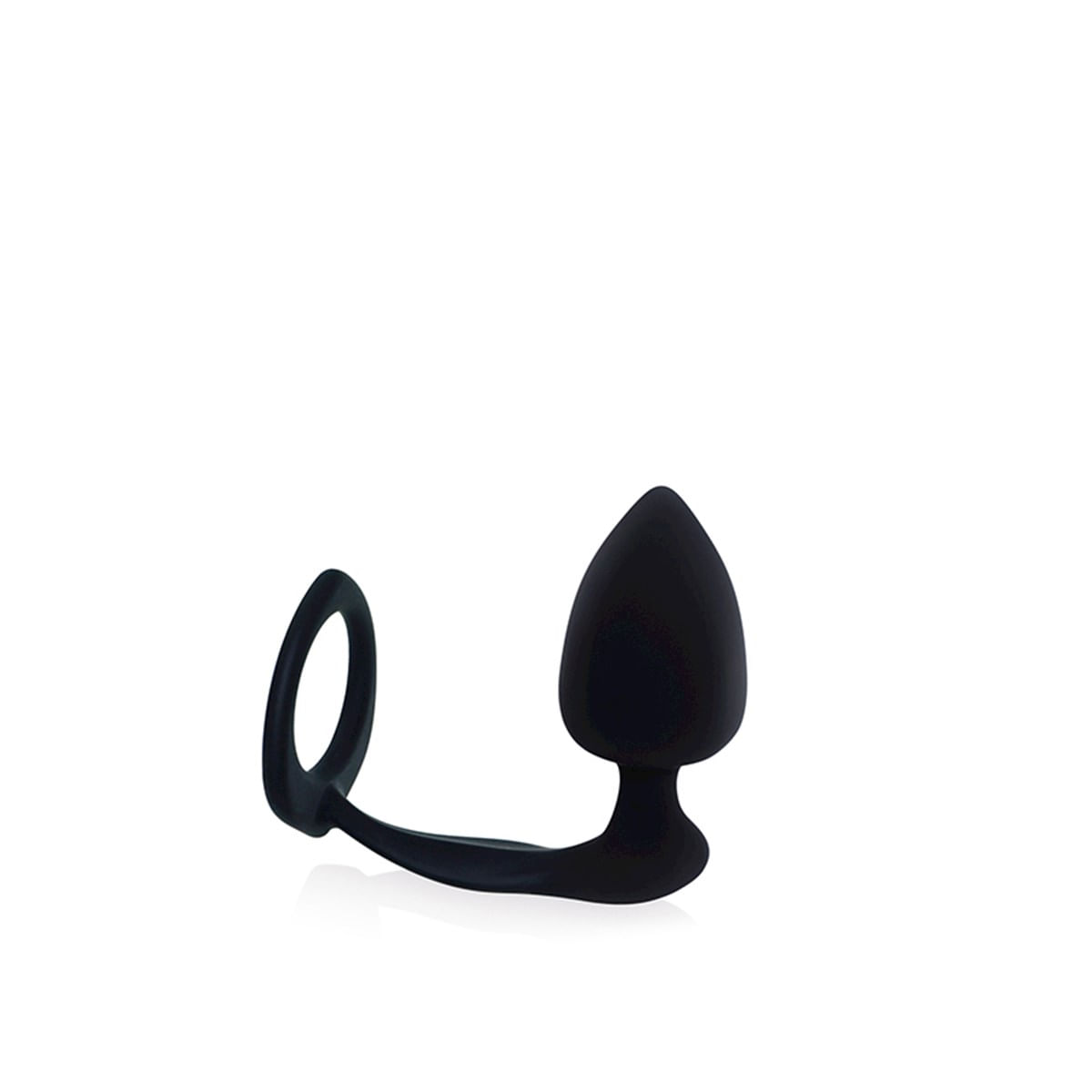Anel Peniano Com Penetrador Anal Em Silicone Lovetoy Miss Collection