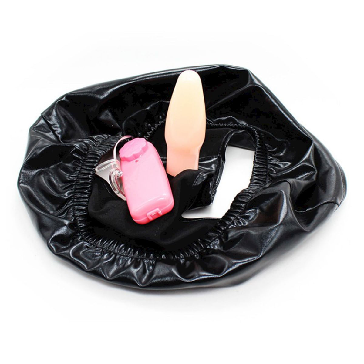 Calcinha em Vinil com Plug Anal e Vibrao Multivelocidade Miss Collection em 10X Sem Juros Calcinha em Vinil com Plug Anal e Vibrao Multivelocidade Miss Collection em 10X Sem Juros