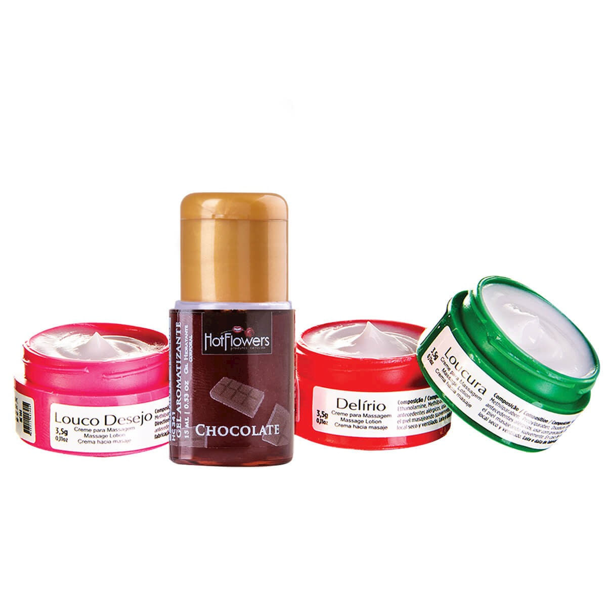 Kit Sedução Chocolate Hot Flowers