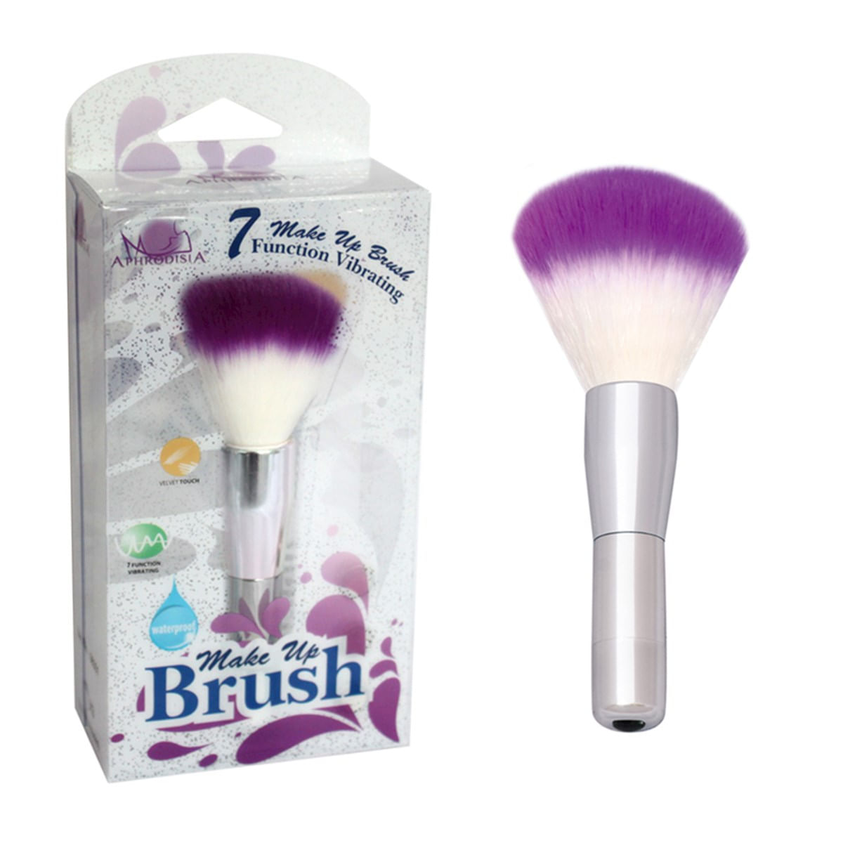 Vibrador Feminino Pincel Blush Make Up Brush Miss Collection