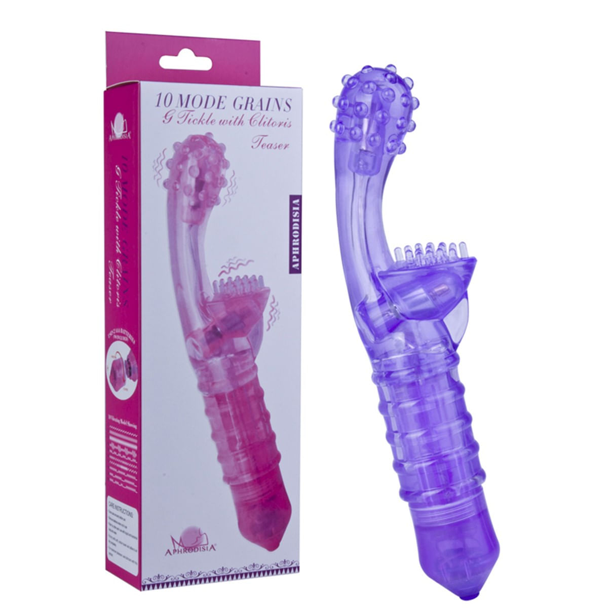 Vibrador Ponto G em Jelly com 10 Modos de Vibração Aphrodisia G Tickle Teaser Miss Collection Vibrador Ponto G em Jelly com 10 Modos de Vibração Aphrodisia G Tickle Teaser Miss Collection