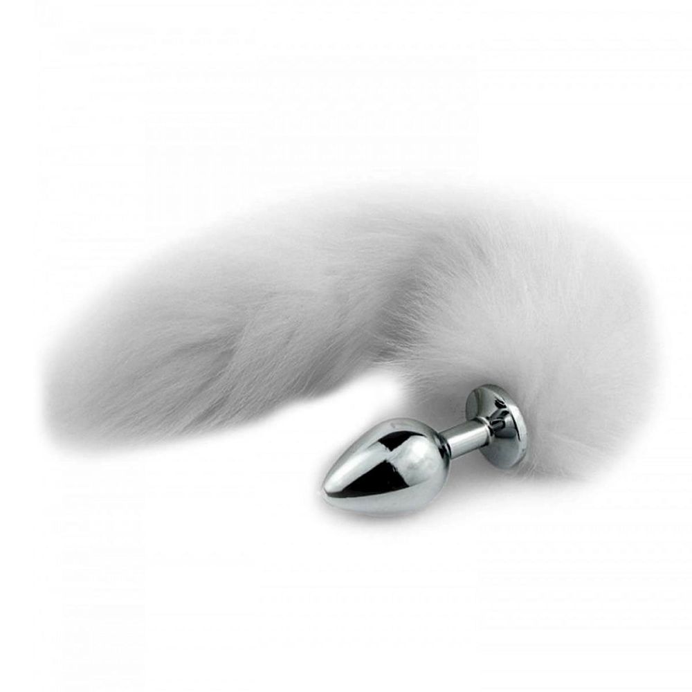 Plug Anal em Metal com Cauda