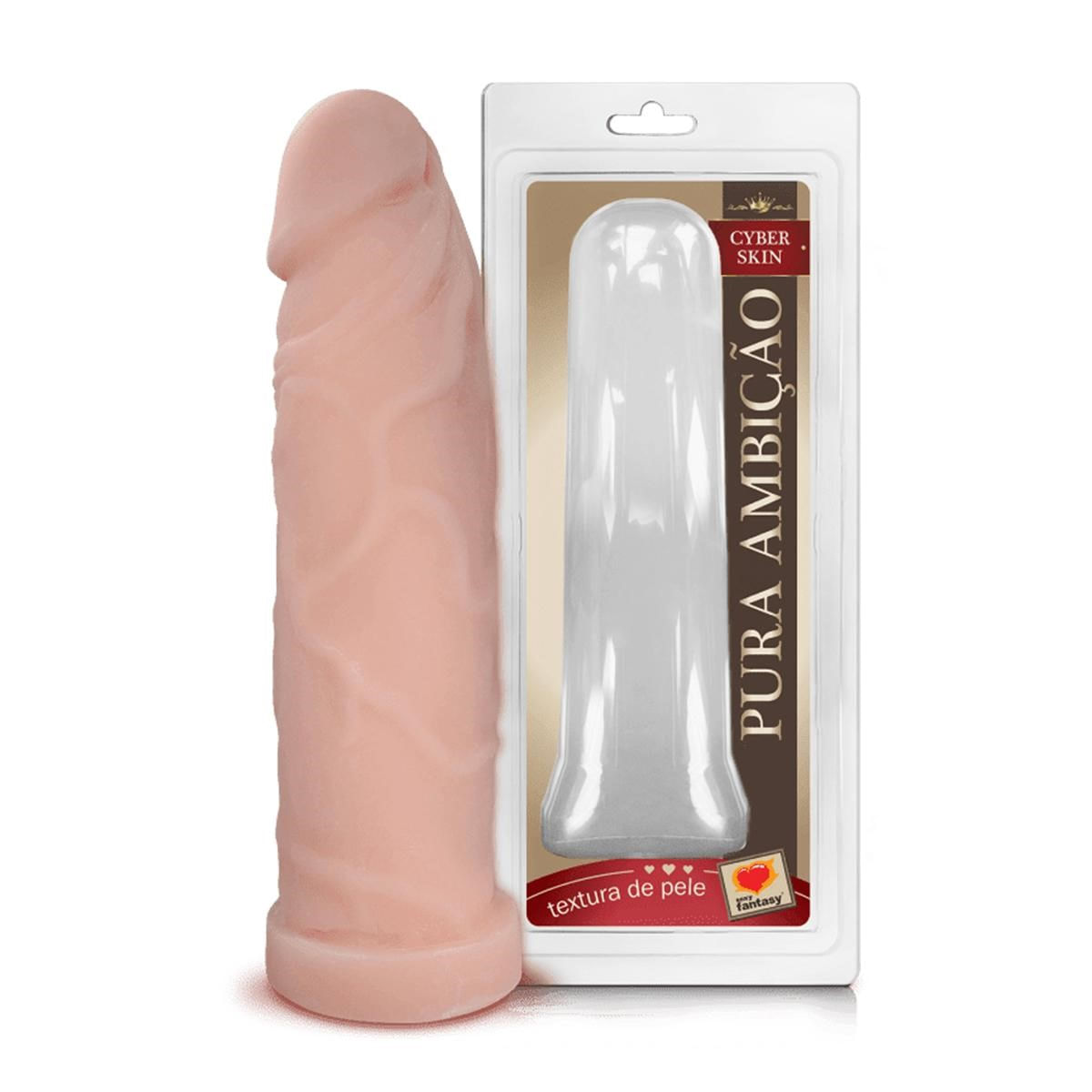 Prótese em CyberSkin Maciço 24x6 cm Sexy Fantasy Prótese em CyberSkin Maciço 24x6 cm Sexy Fantasy
