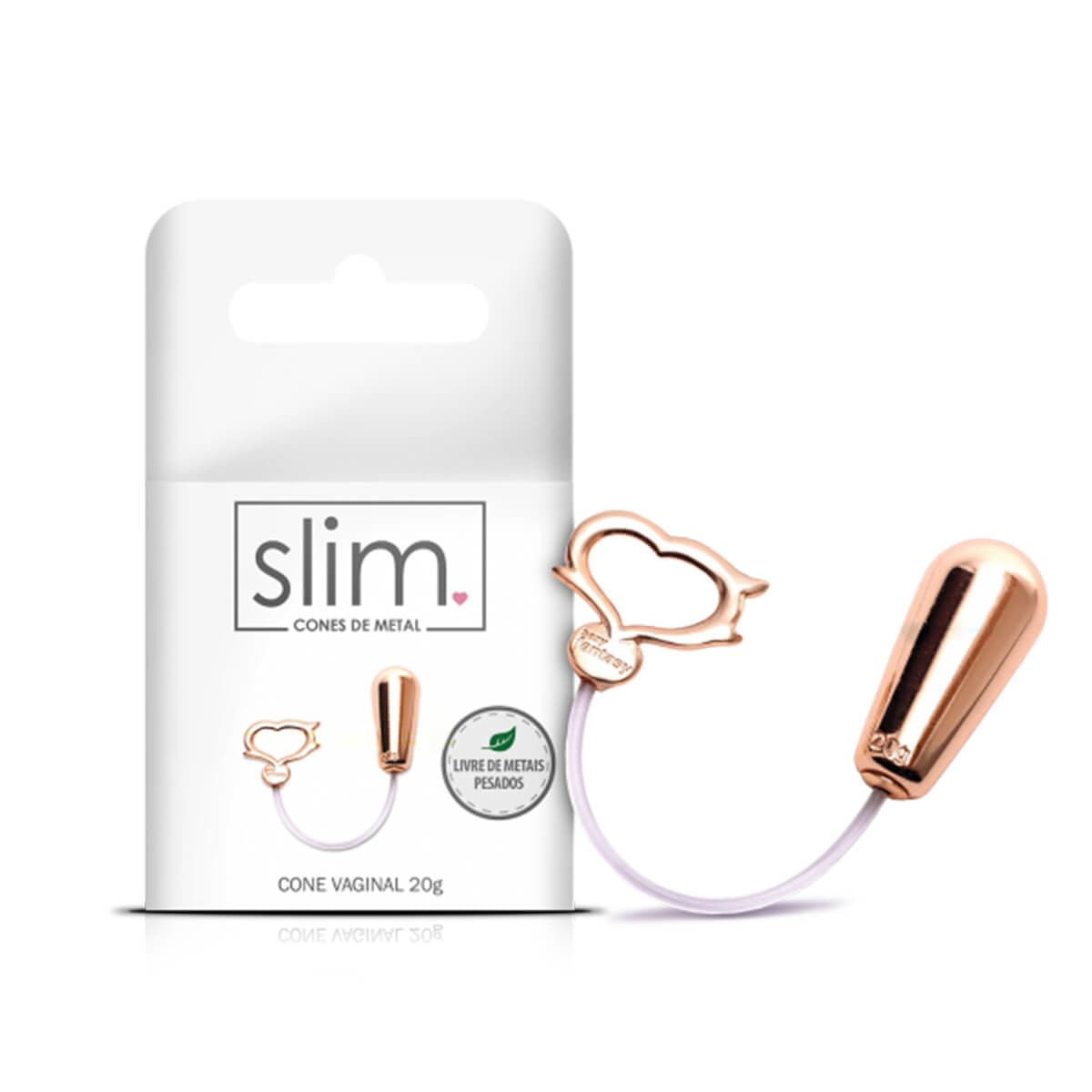 Cone Vaginal para Pompoarismo em Metal 20g- 4,1 X 1,9CM Linha Slim Sexy Fantasy Cone Vaginal para Pompoarismo em Metal 20g- 4,1 X 1,9CM Linha Slim Sexy Fantasy