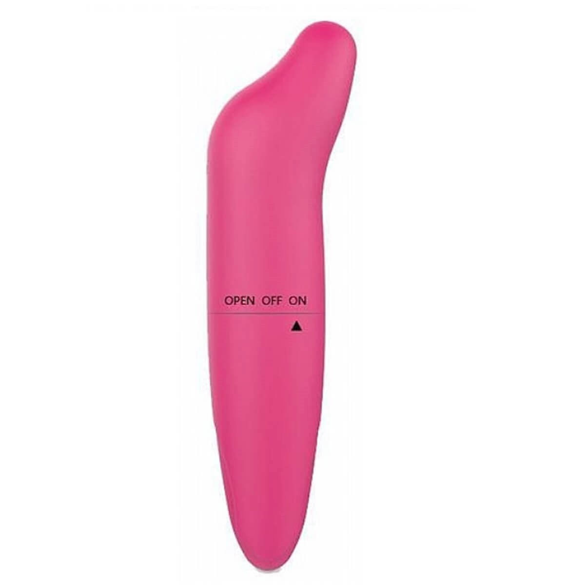 Mini Vibrador Ponto G em Formato de Golfinho Miss Collection - Cor: Roxo Mini Vibrador Ponto G em Formato de Golfinho Miss Collection - Cor: Roxo