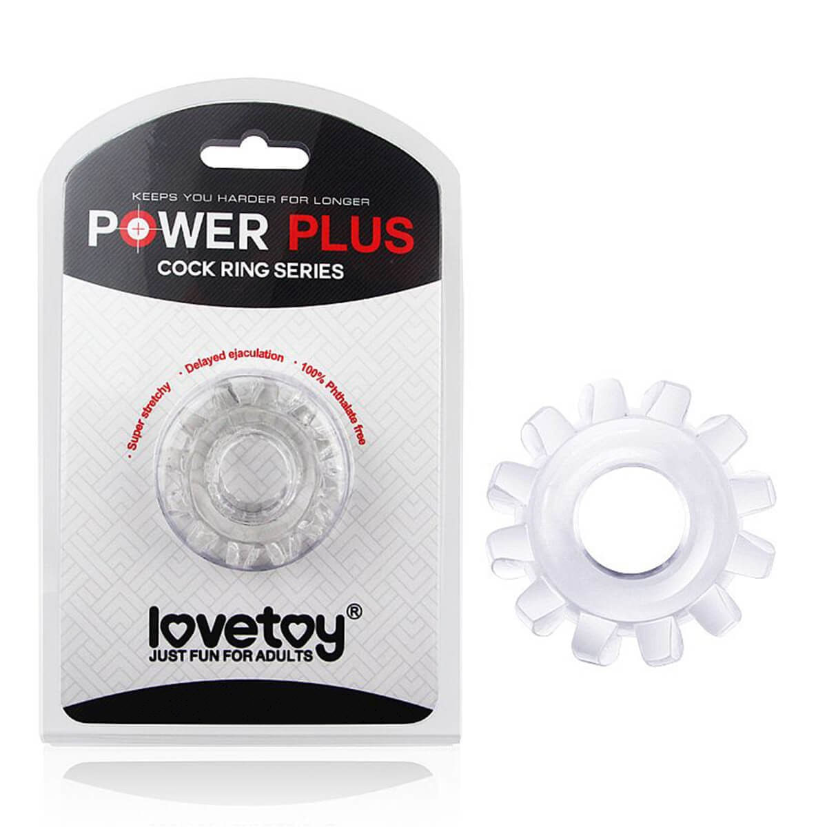 Power Plus Anel Peniano com Formato de Engrenagem Sexy Import