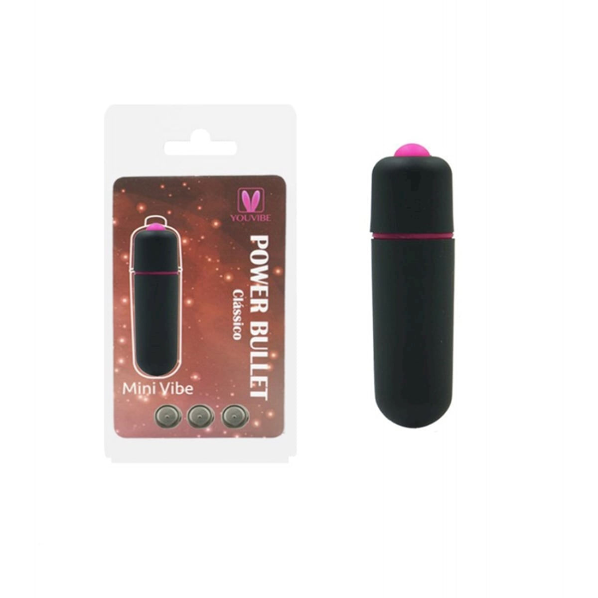 Mini Cápsula Vibratória Power Bullet - Mini Vibe - Miss Collection