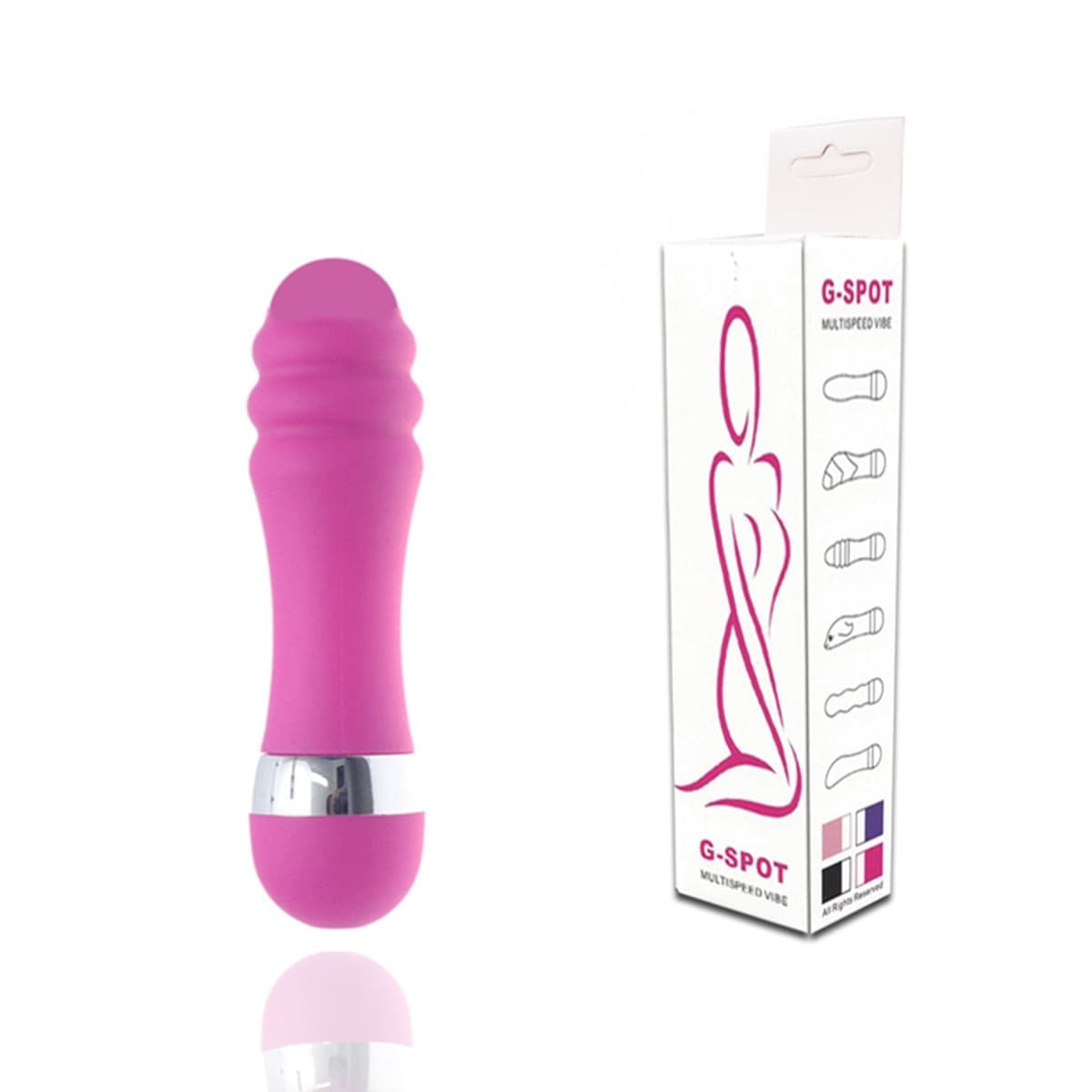 Vibrador Multivelocidade com Anéis Massageadores Vip Mix Vibrador Multivelocidade com Anéis Massageadores Vip Mix