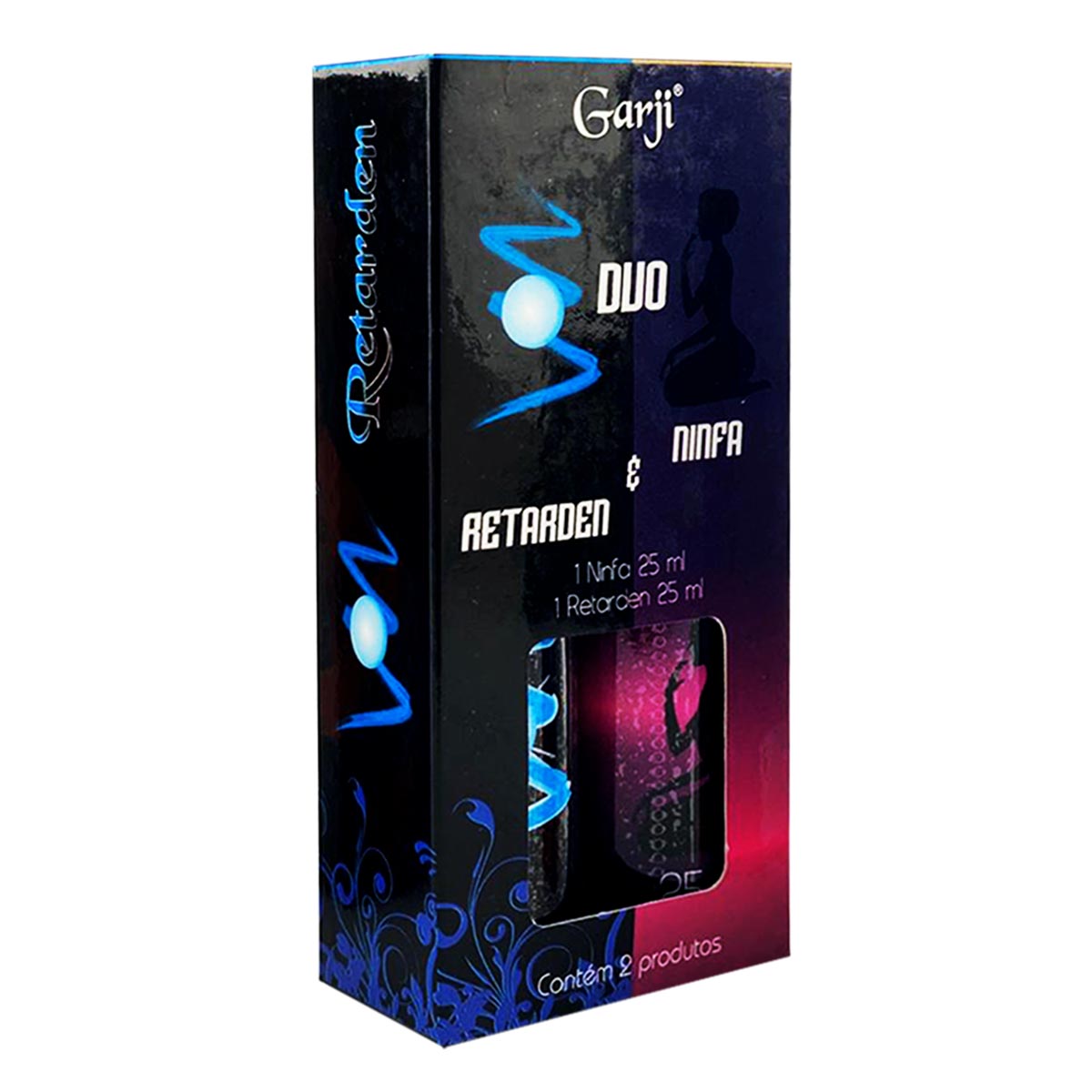 Duo Retarden e Ninfa Gel Retardante e Gel Adstringente Feminina 25ml Garji Duo Retarden e Ninfa Gel Retardante e Gel Adstringente Feminina 25ml Garji