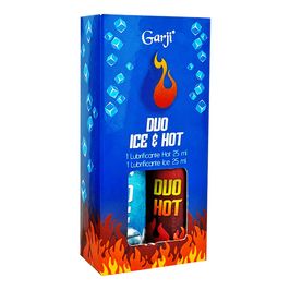 Duo Hot e Ice Gel Lubrificante Esquenta e Lubrificante Esfria 25ml Garji