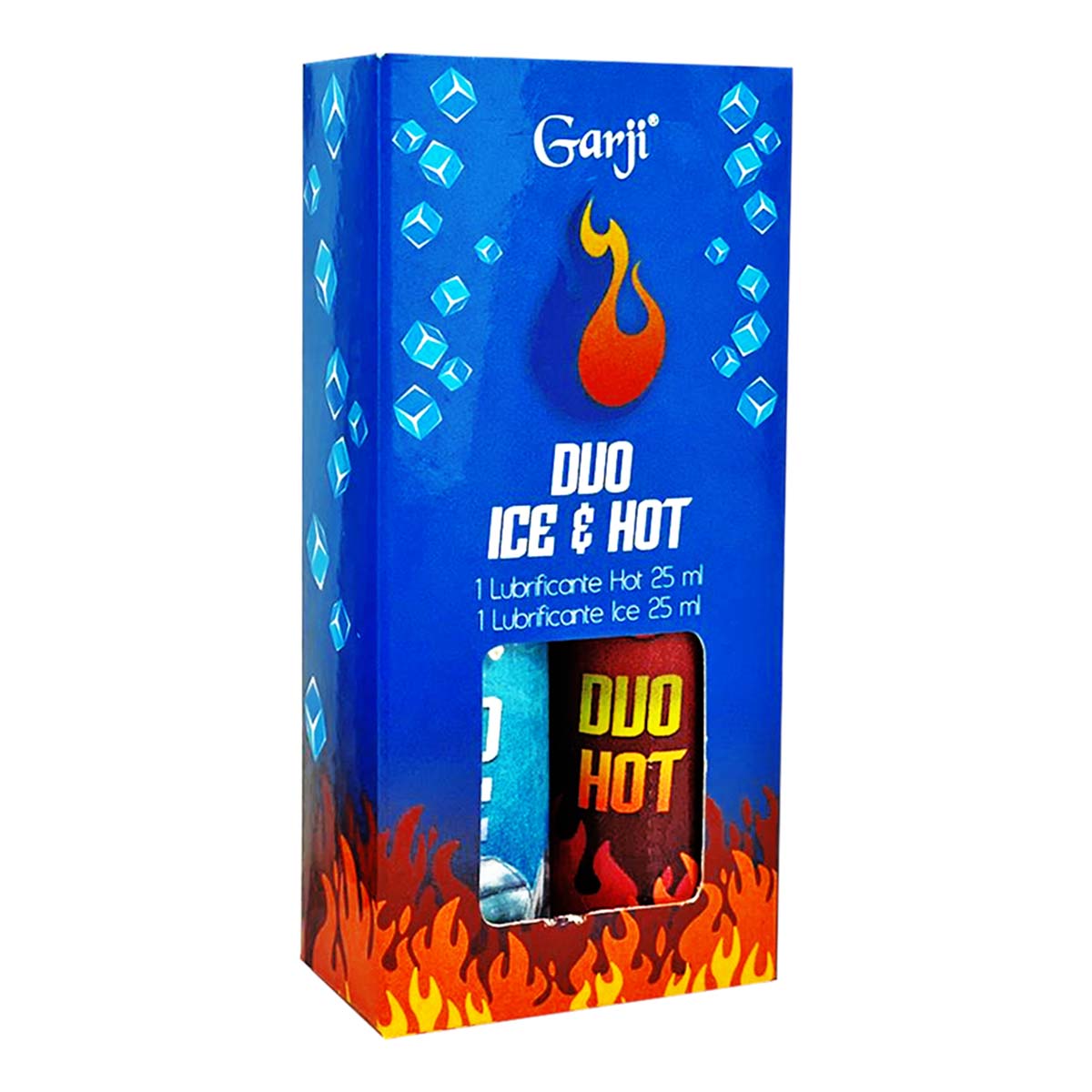 Duo Hot e Ice Gel Lubrificante Esquenta e Lubrificante Esfria 25ml Garji Duo Hot e Ice Gel Lubrificante Esquenta e Lubrificante Esfria 25ml Garji