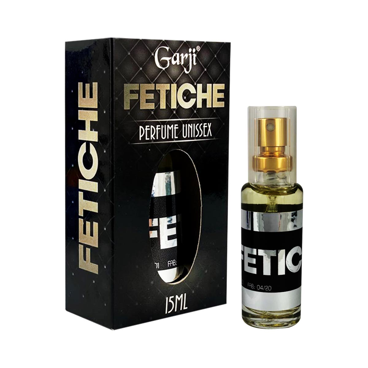 Fetiche Perfume Afrodisiaco Unissex 15ml Garji Fetiche Perfume Afrodisiaco Unissex 15ml Garji