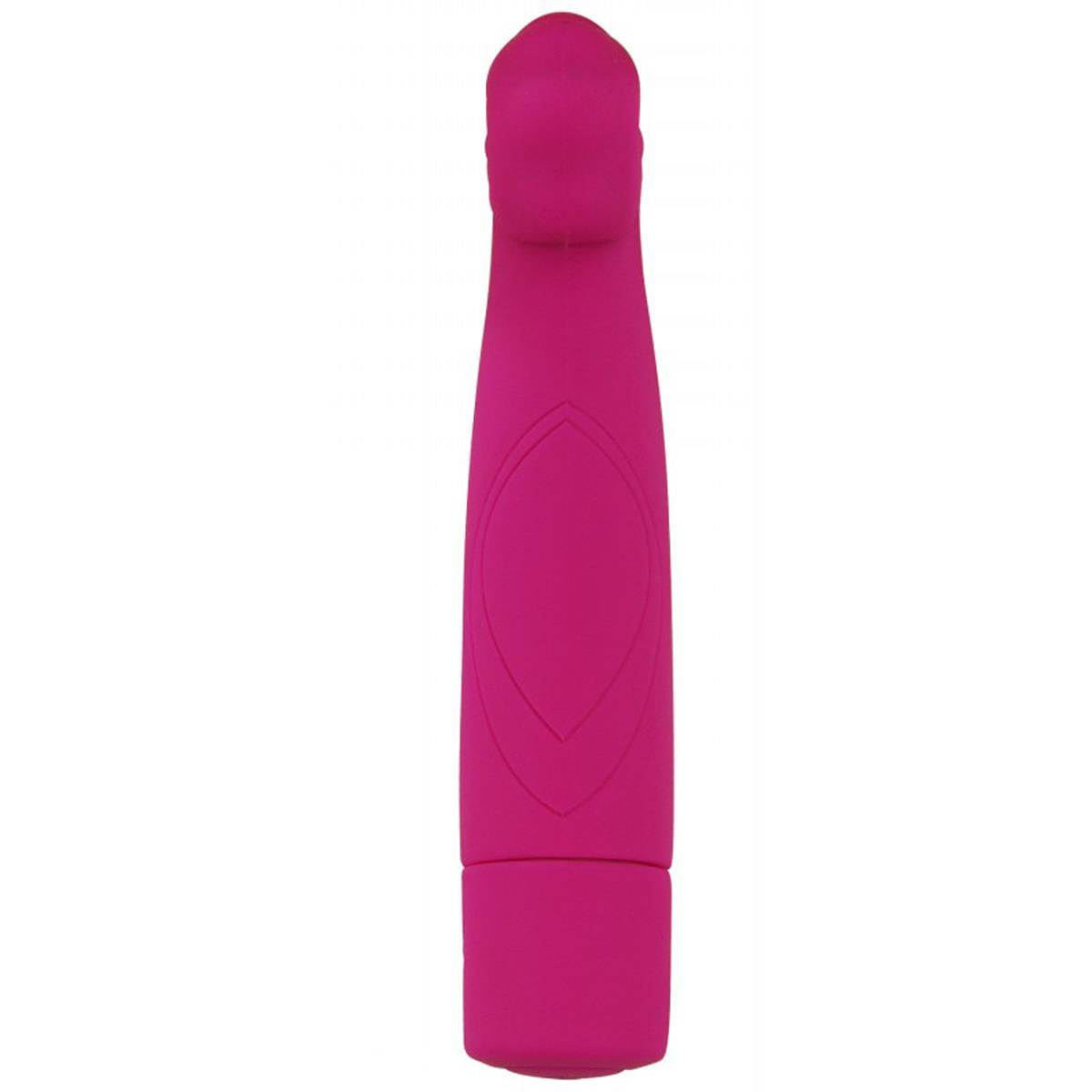 Vibrador Vicky em Silicone Solf Touch com Estimulador, 8 Velocidades