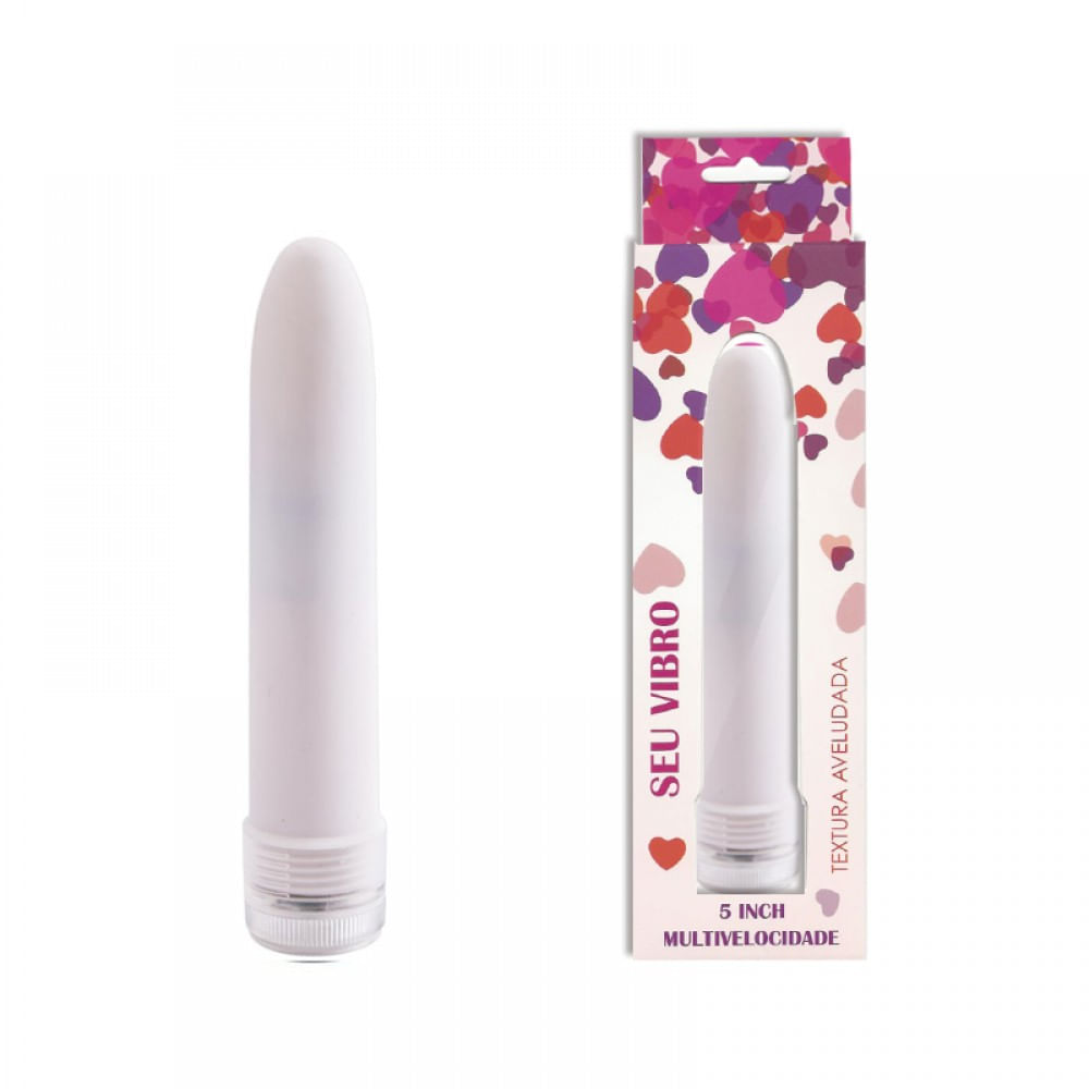 Vibrador Personal Multi-Velocidade com textura aveludada 13,5cm Vip Mix Vibrador Personal Multi-Velocidade com textura aveludada 13,5cm Vip Mix