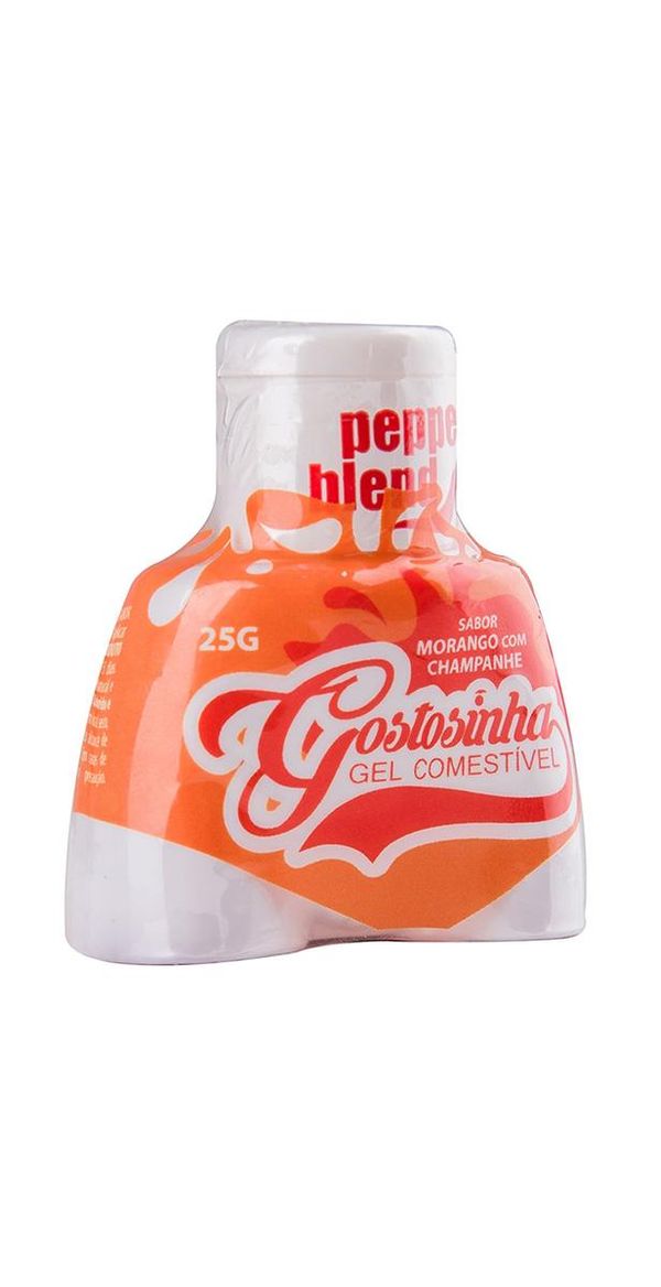 Gostosinha Gel Comestível Morango com Champanhe 25gr Pepper Blend