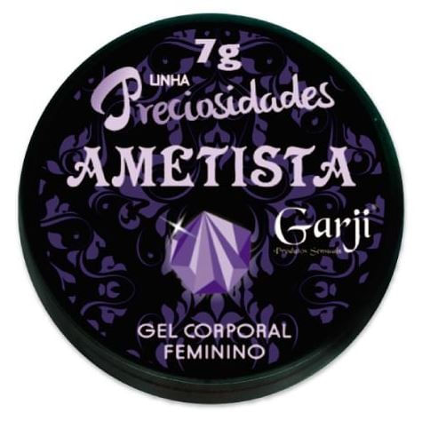 Ametista Gel Corporal Feminino Linha Preciosidades 7g Garji Ametista Gel Corporal Feminino Linha Preciosidades 7g Garji