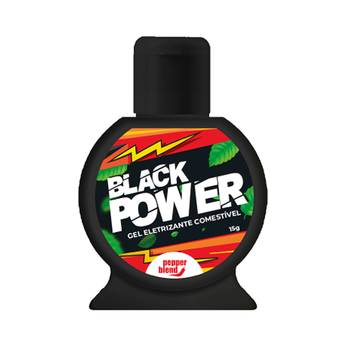 Black Power Gel Eletrizante Comestível Menta Extra Forte 15gr Pepper Blend Black Power Gel Eletrizante Comestível Menta Extra Forte 15gr Pepper Blend
