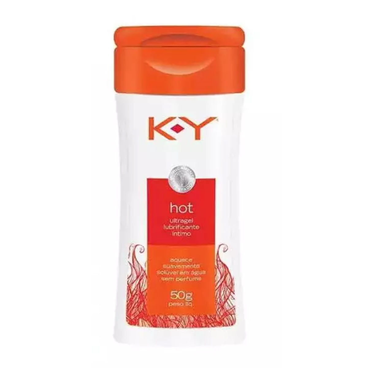 KY Hot Lubrificante Íntimo em Gel Solúvel em Água 50g