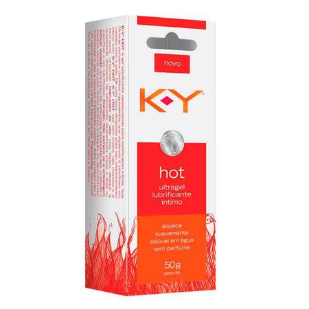 KY Hot Lubrificante Íntimo em Gel Solúvel em Água 50g