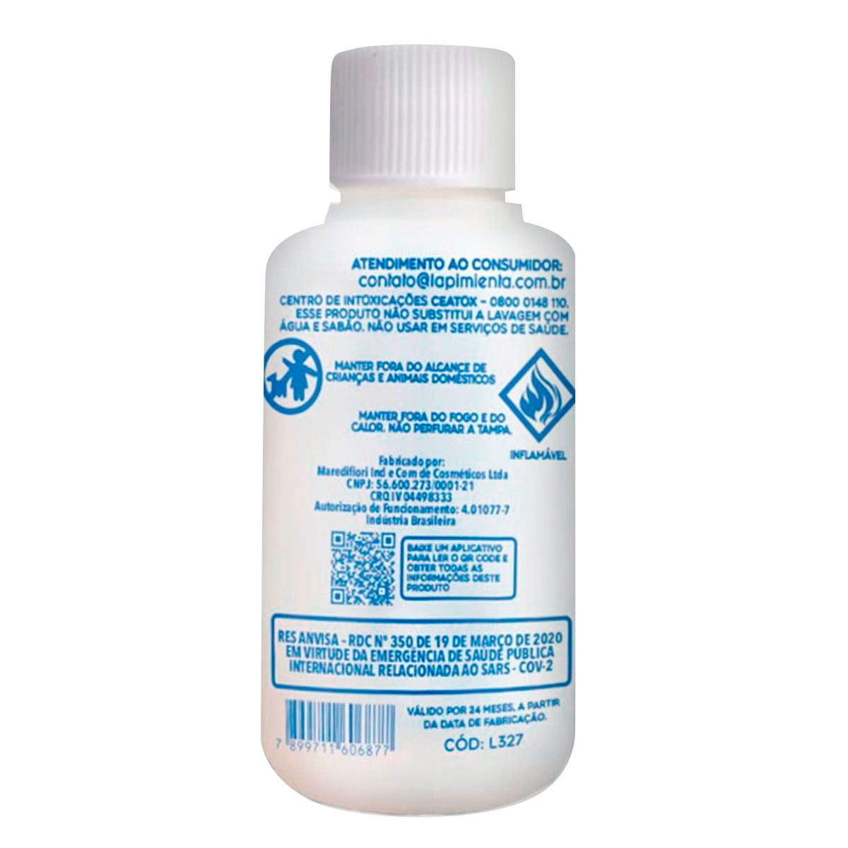 Álcool em Gel 70 INPM Antisséptico Higienizador de Mãos com Hidratante Prevenção Coronavírus 55gr