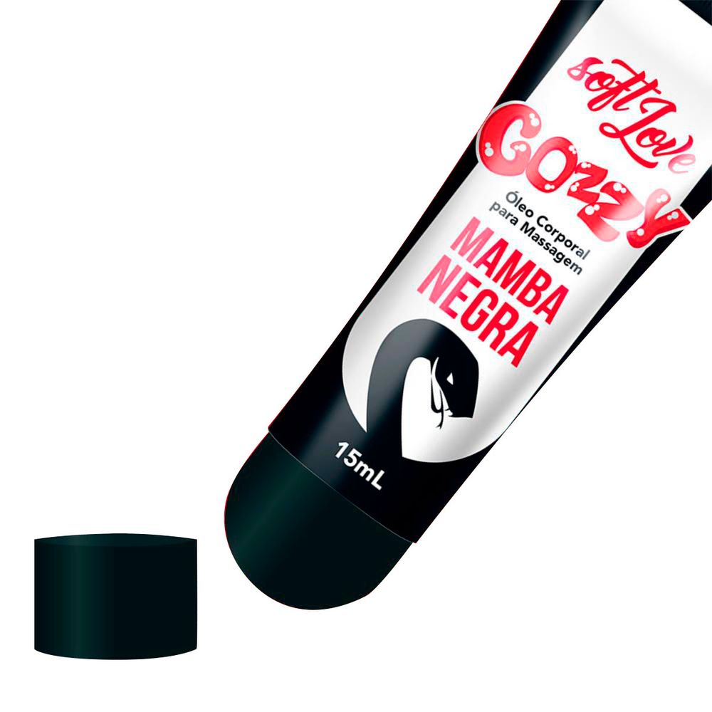 Gozzy Mamba Negra Gel Lubrificante Estimulante Power 15ml Soft Love Miess