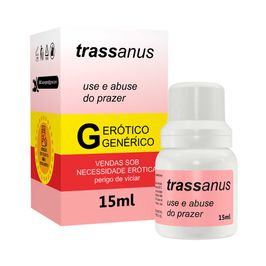 Trassanus Gel Beijável Sabor Menta 15ml Linha Farmacinha do Riso Secret Love