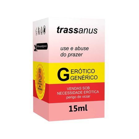 Trassanus Gel Beijável Sabor Menta 15ml Linha Farmacinha do Riso Secret Love