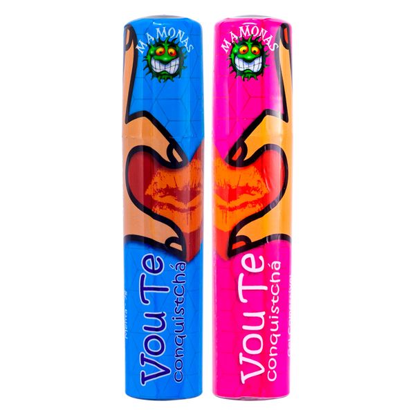 Vou Te Conquistchá Gel Comestível Beijável em Roll-on 7g Cada Linha Mamonas Assassinas Pepper Blend