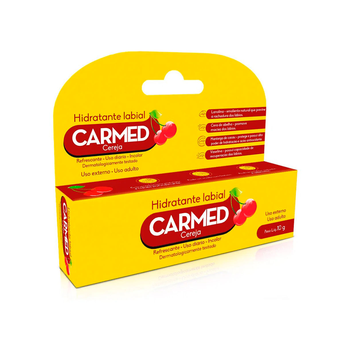 Carmed Hidratante Labial Com Caixa 10g Cimed