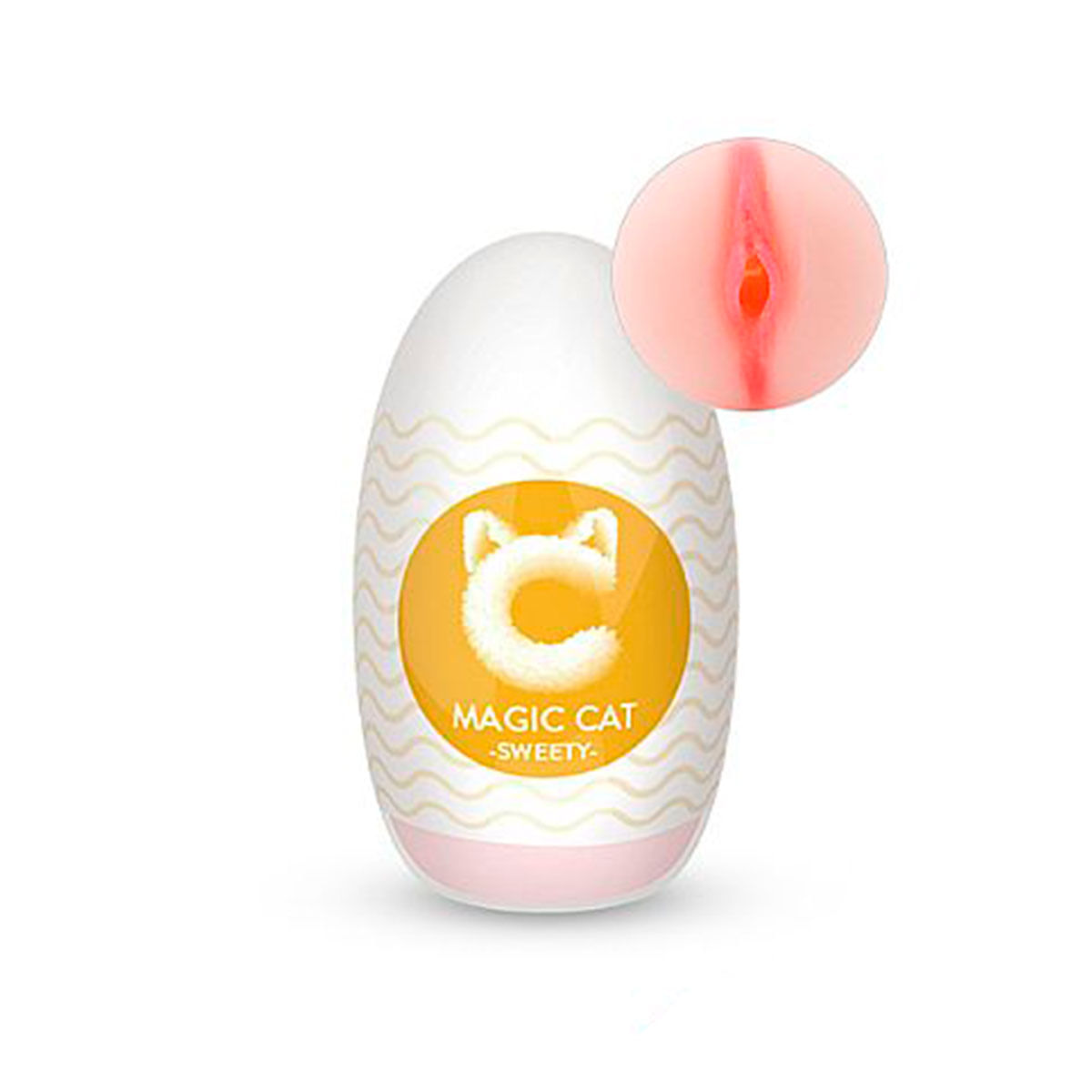 Magic Cat Sweety Egg em CyberSkin Formato Vagina Sexy Import