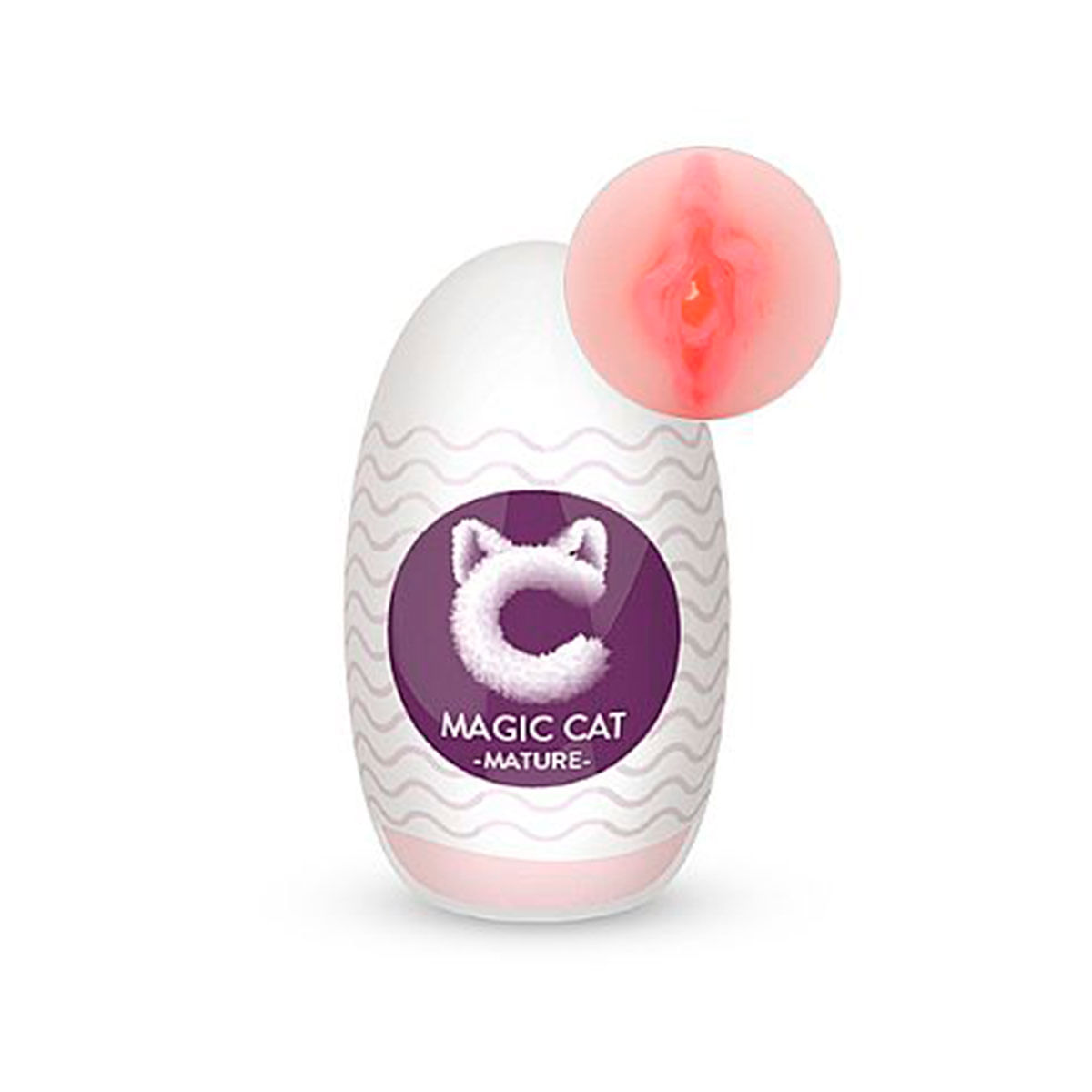 Magic Cat Mature Egg em CyberSkin Formato Vagina Sexy Import Magic Cat Mature Egg em CyberSkin Formato Vagina Sexy Import