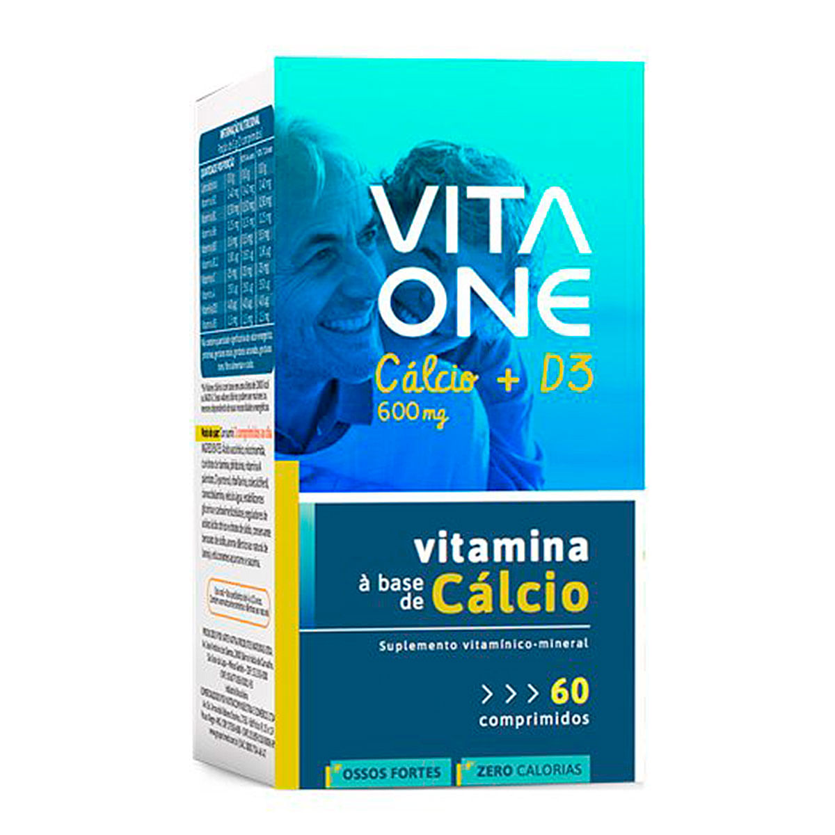 Vitaone Suplemento Vitamínico Mineral Cálcio e Vitamina D3 com 60 Cápsulas Cimed