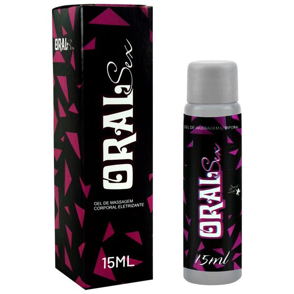 Oral Sex Gel de Massagem Eletrizante Aroma Maça Verde 15ml Secret Love