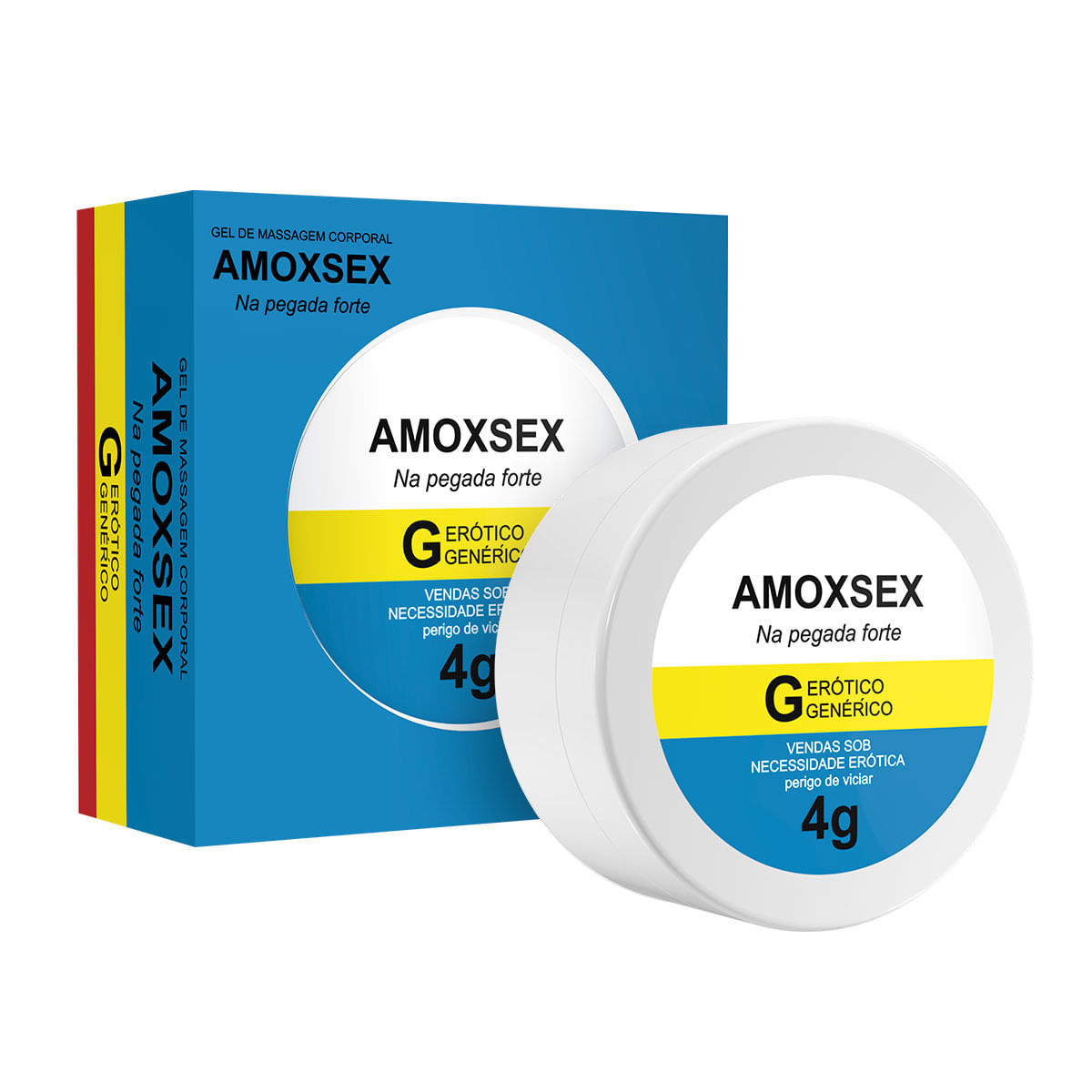 Amoxsex Creme Dessensibilizante Anal 4g Linha Farmacinha do Riso Secret Love