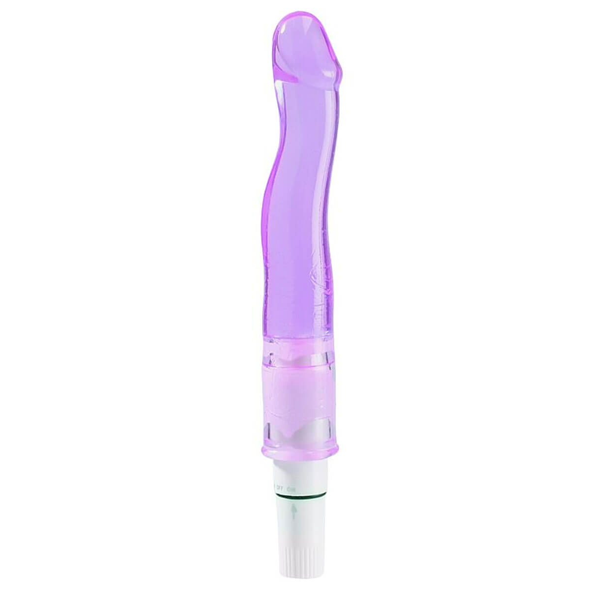 Vibrator G-Spot Vibrador em Jelly Liso Curvado 22,0 cm Sexy Import
