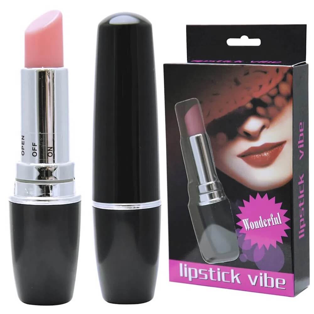 Lipstick Vibe Vibrador em Formato de Batom Vibração Unica Sexy Import